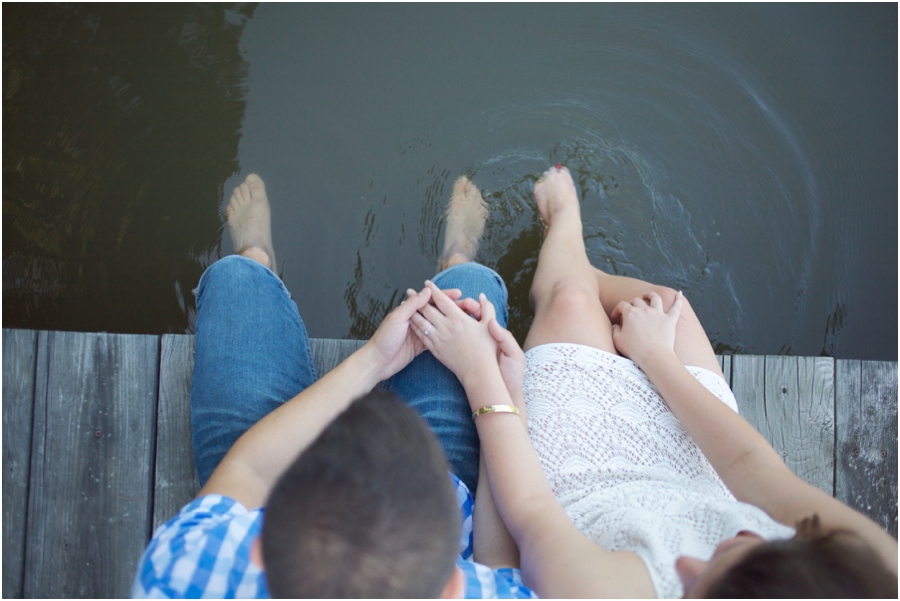 dock engagement photography, romantic engagement photographers