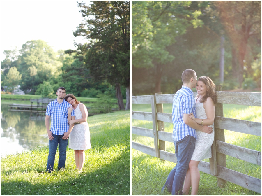 summer engagement photography, rustic engagement photographers