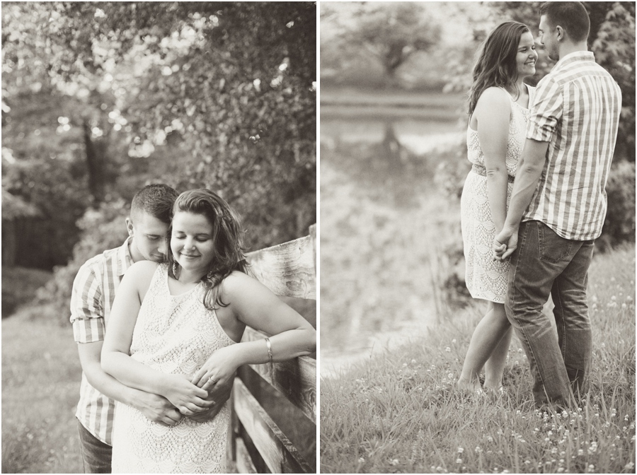 vintage engagement portraits, romantic engagement photography