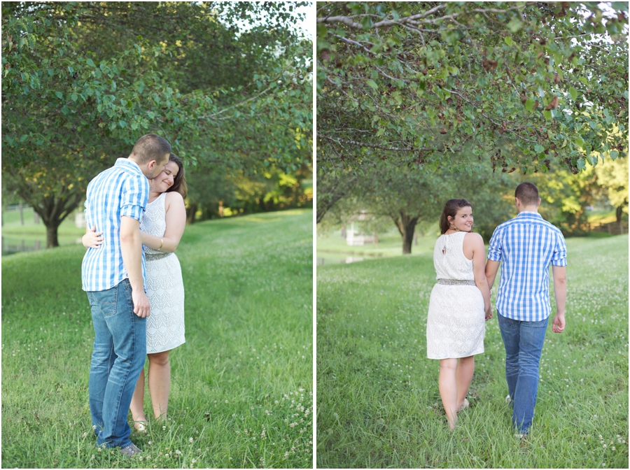 southern engagement photography, summer engagement photography