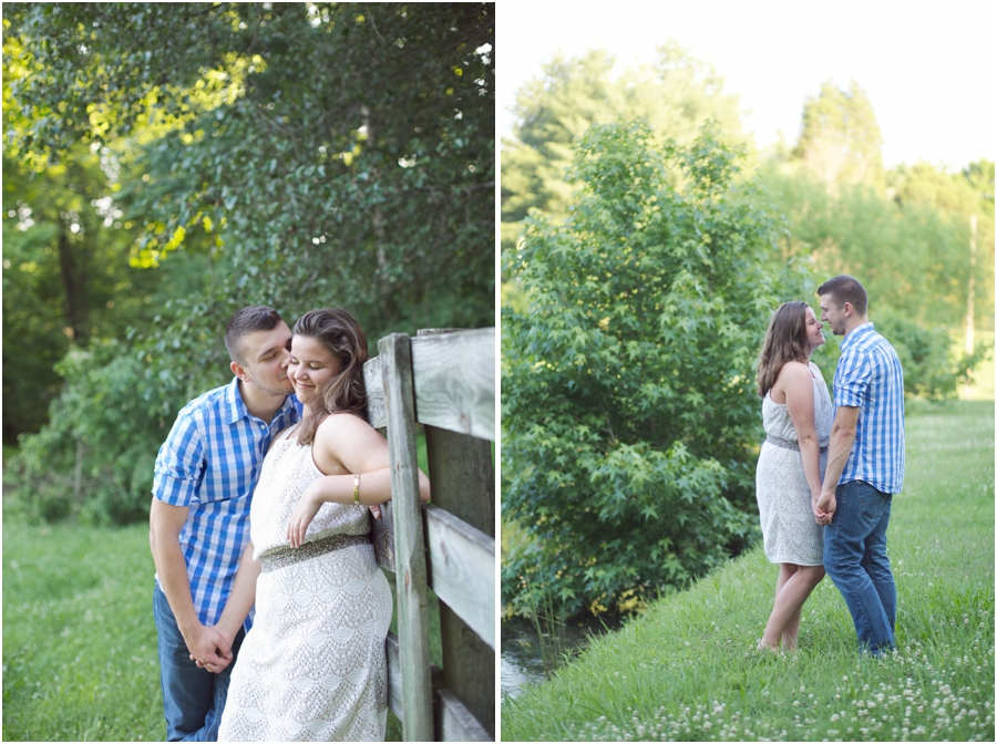 southern engagement photographers, romantic outdoor engagement photography