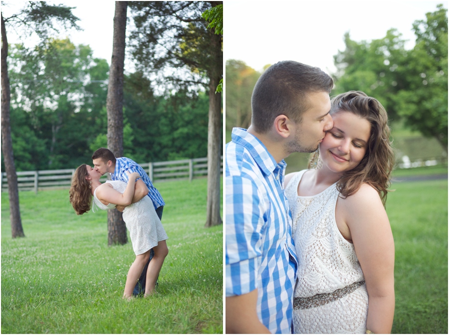 romantic southern engagement photography, north carolina engagement photographers