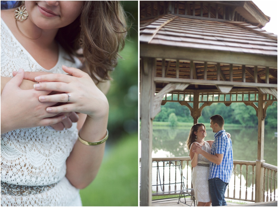 intimate engagement photography, romantic engagement portraits