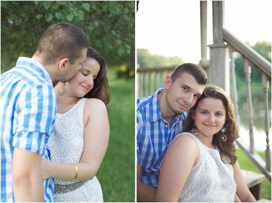 romantic north carolina engagement photography, southern engagement photographers