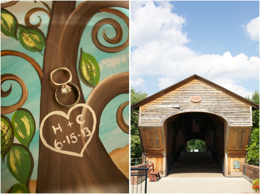 cute ring shots, unique guest book ideas, old salem photography