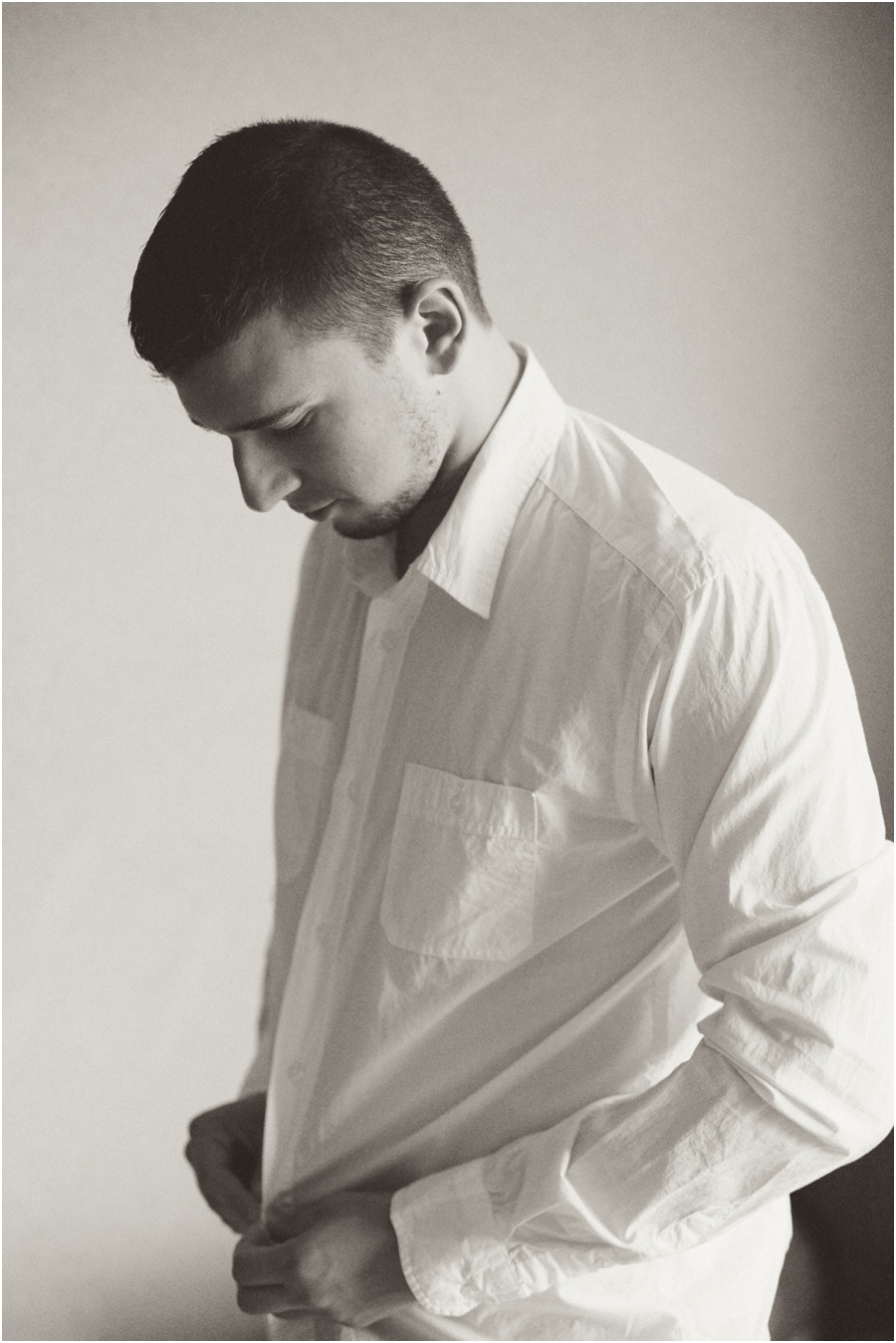 groom portraits, black and white wedding photography, raleigh nc wedding photographers