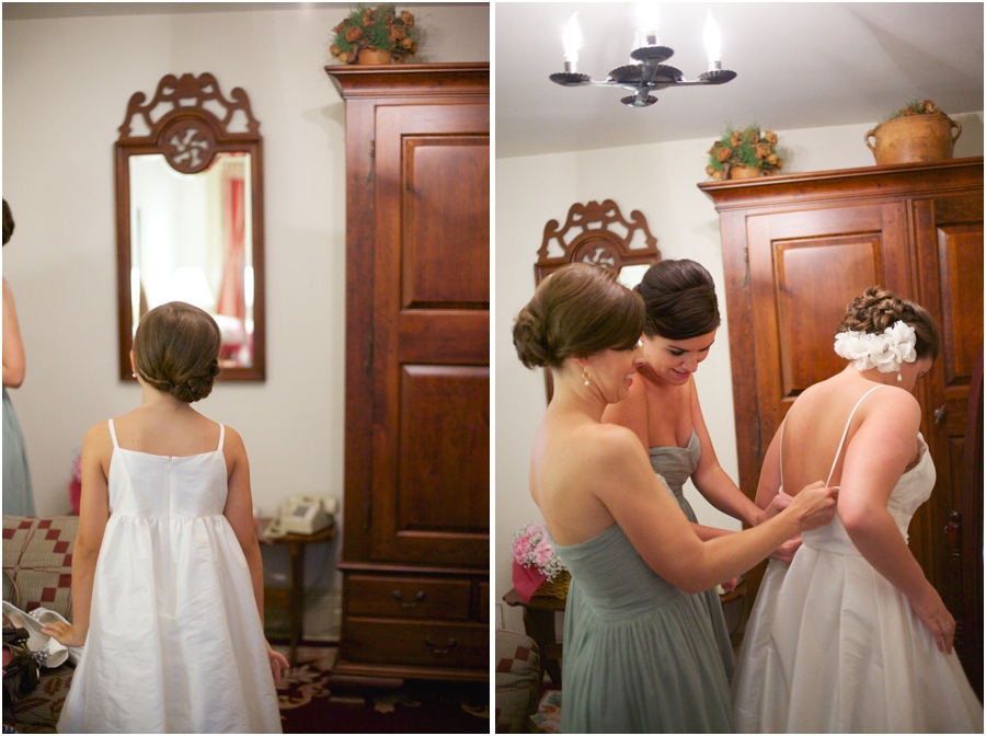 junior bridesmaid hairstyles, bride getting ready photography, raleigh nc