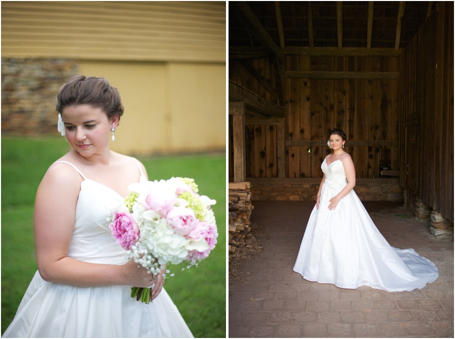 old salem bridal photography, rustic bridal photographers