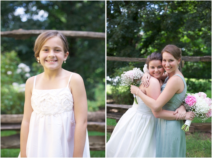 cute junior bridesmaid portraits, southern wedding photographers