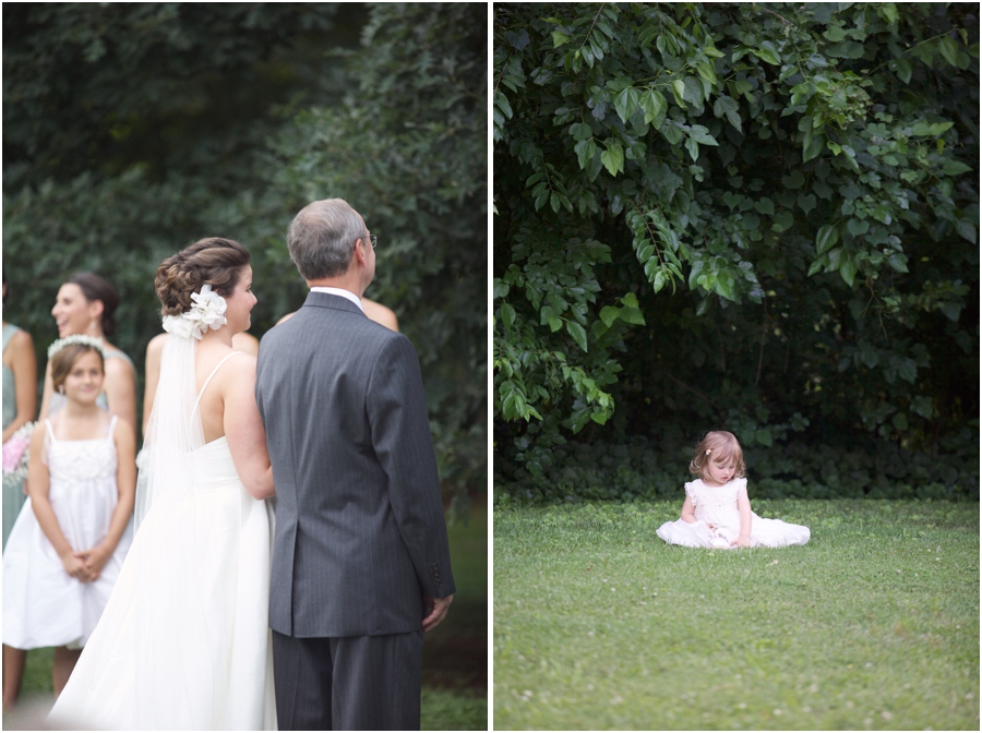 southern wedding photographers, flower girl photography