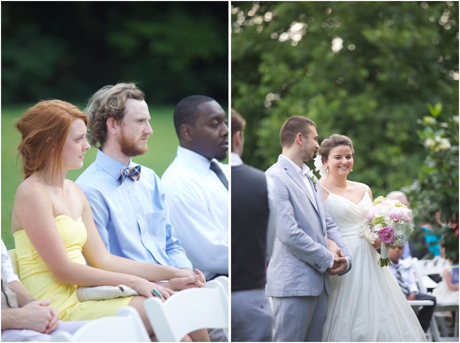 guests at outdoor wedding, southern wedding photographers
