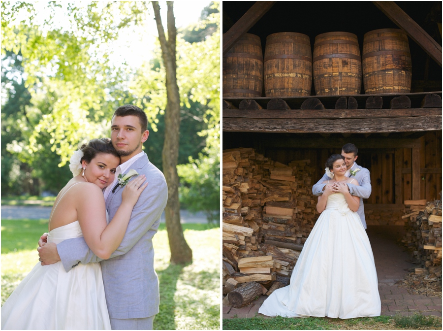 intimate wedding photography, old salem wedding photographers