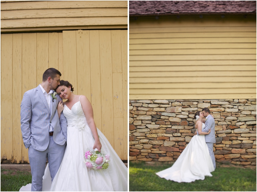 rustic wedding photography, old salem weddings, southern wedding photographers