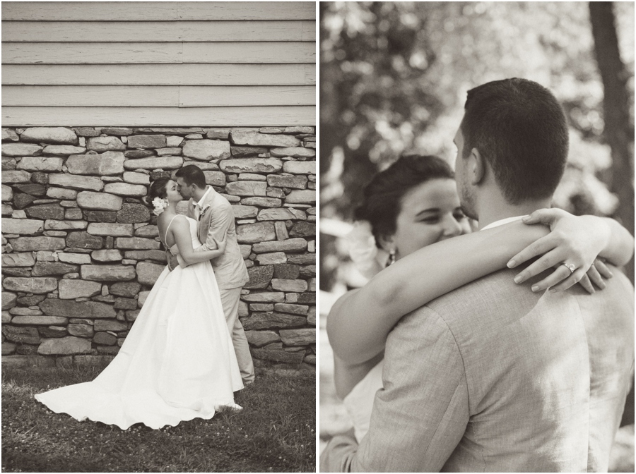 romantic vintage wedding photography, black and white wedding portraits