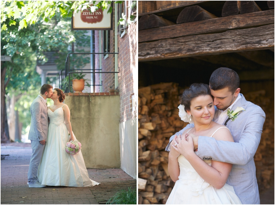 old salem wedding photography, romantic wedding photographers