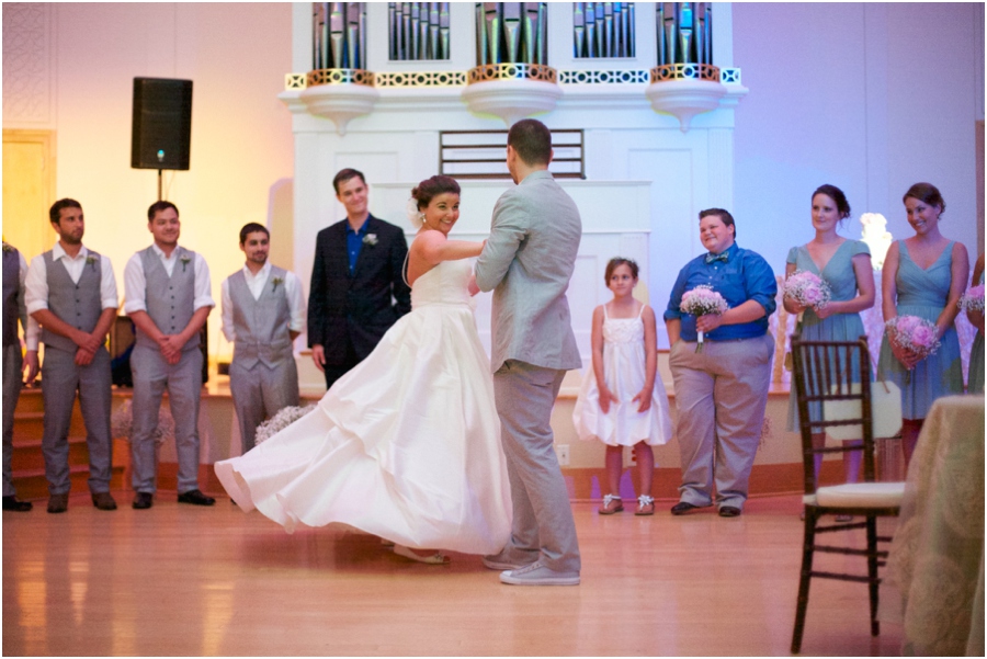 romantic reception photography, southern wedding photographers