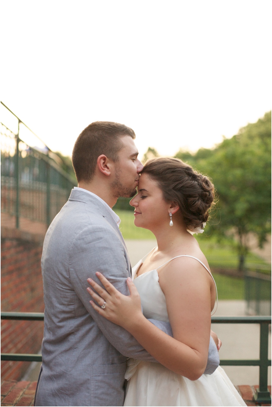 sunset wedding photography, winston salem nc