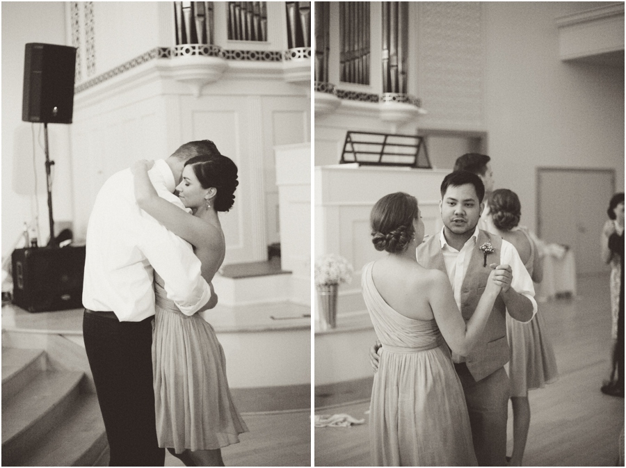 guests dancing at wedding reception, vintage wedding photographers