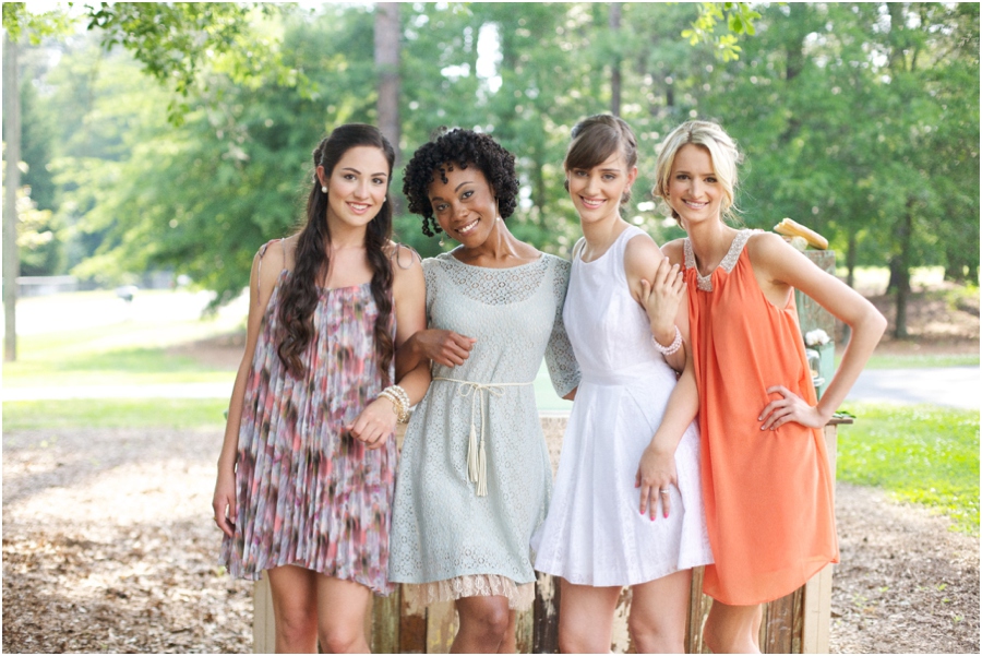 summer bridal luncheon, raleigh nc southern photography