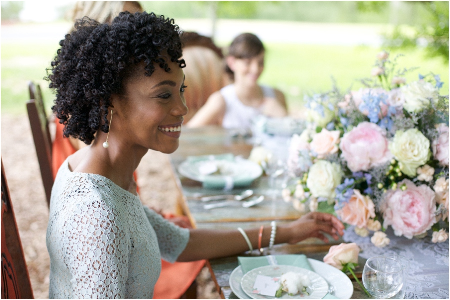 summer pie luncheon, vintage bridal photographers