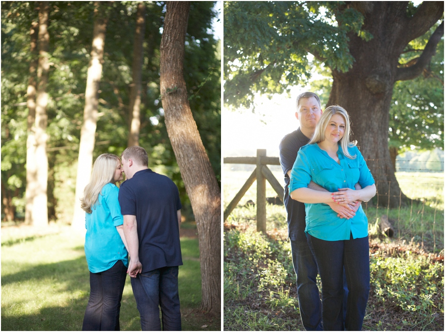 romantic southern engagement photography, north carolina engagement photographers