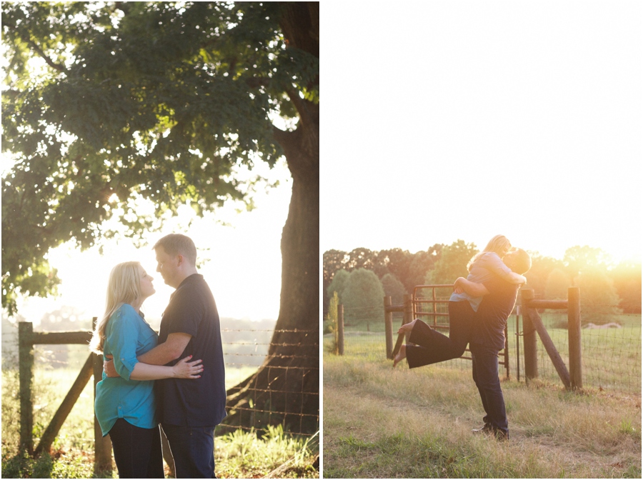 rustic sunset engagement photography, sunset engagement photographers
