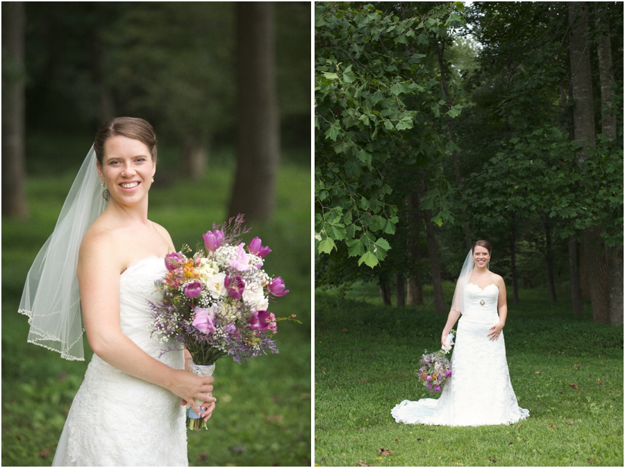 outdoor bridal photography, woodsy wedding photography, raleigh nc