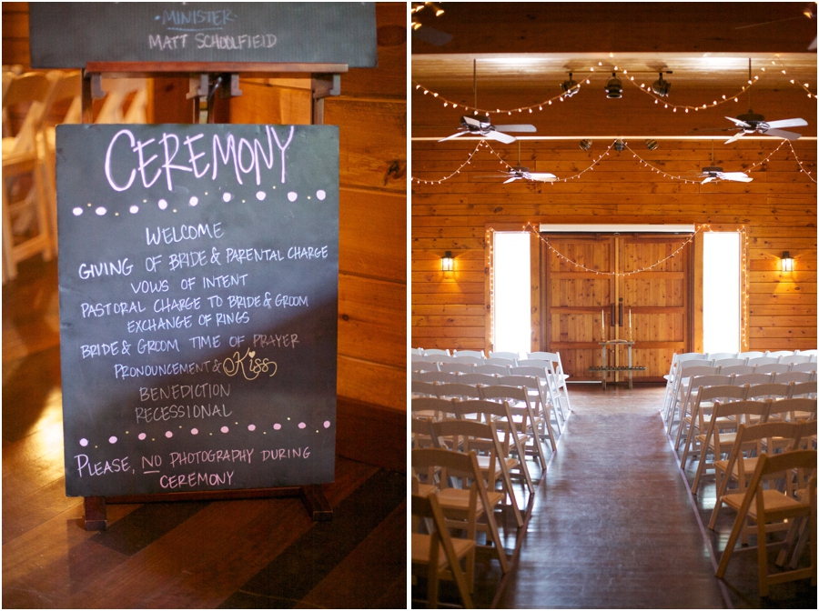 chalkboard wedding program, unplugged wedding inspiration, rustic wedding photography