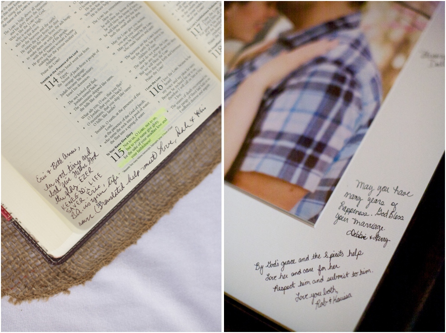 unique guest book ideas, southern wedding photography, raleigh nc