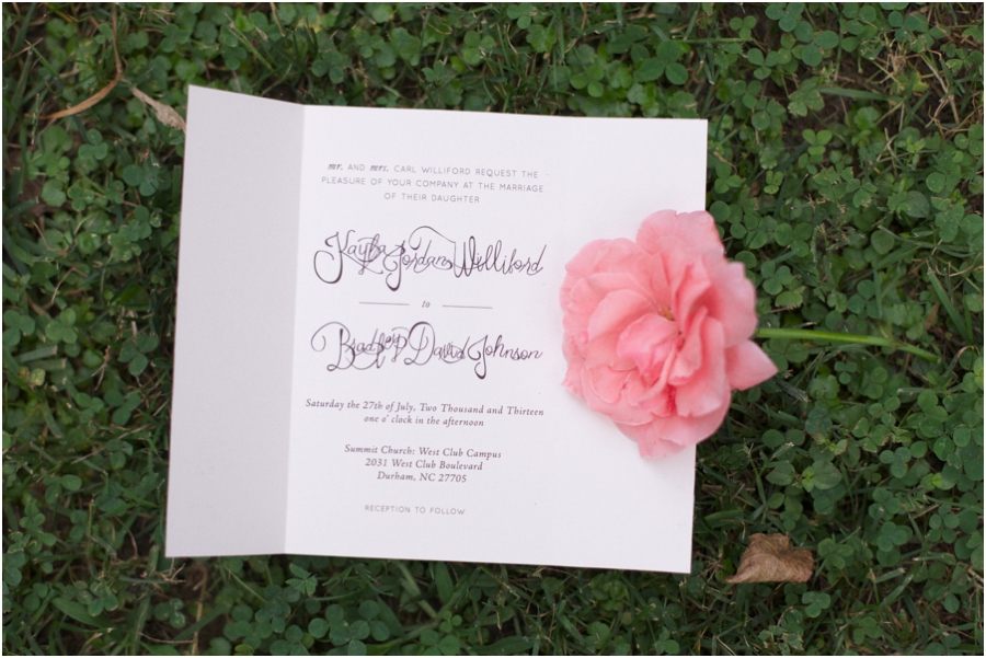 southern wedding stationary, north carolina wedding photographers 