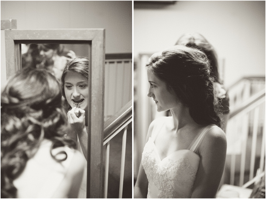 black and white wedding photography, bride getting ready, vintage wedding photographers