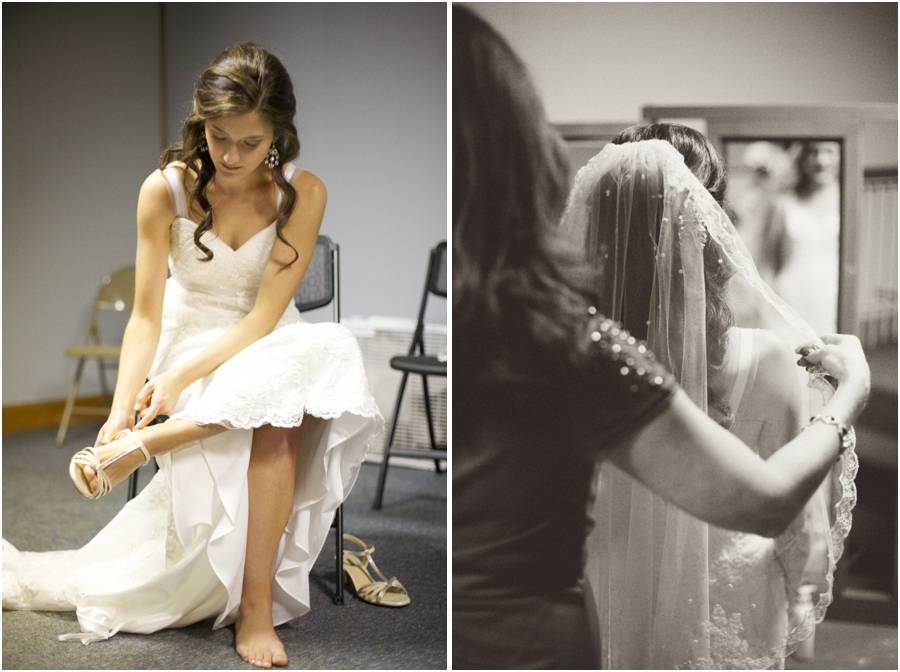 bride getting ready, vintage wedding photography, raleigh nc