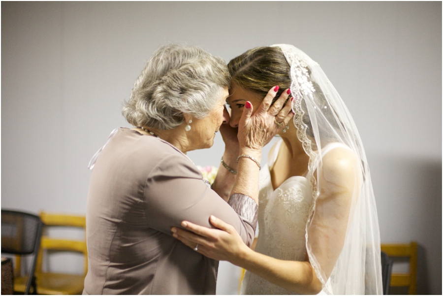 sweet moment before the wedding, bride and her grandma, vintage wedding photographers
