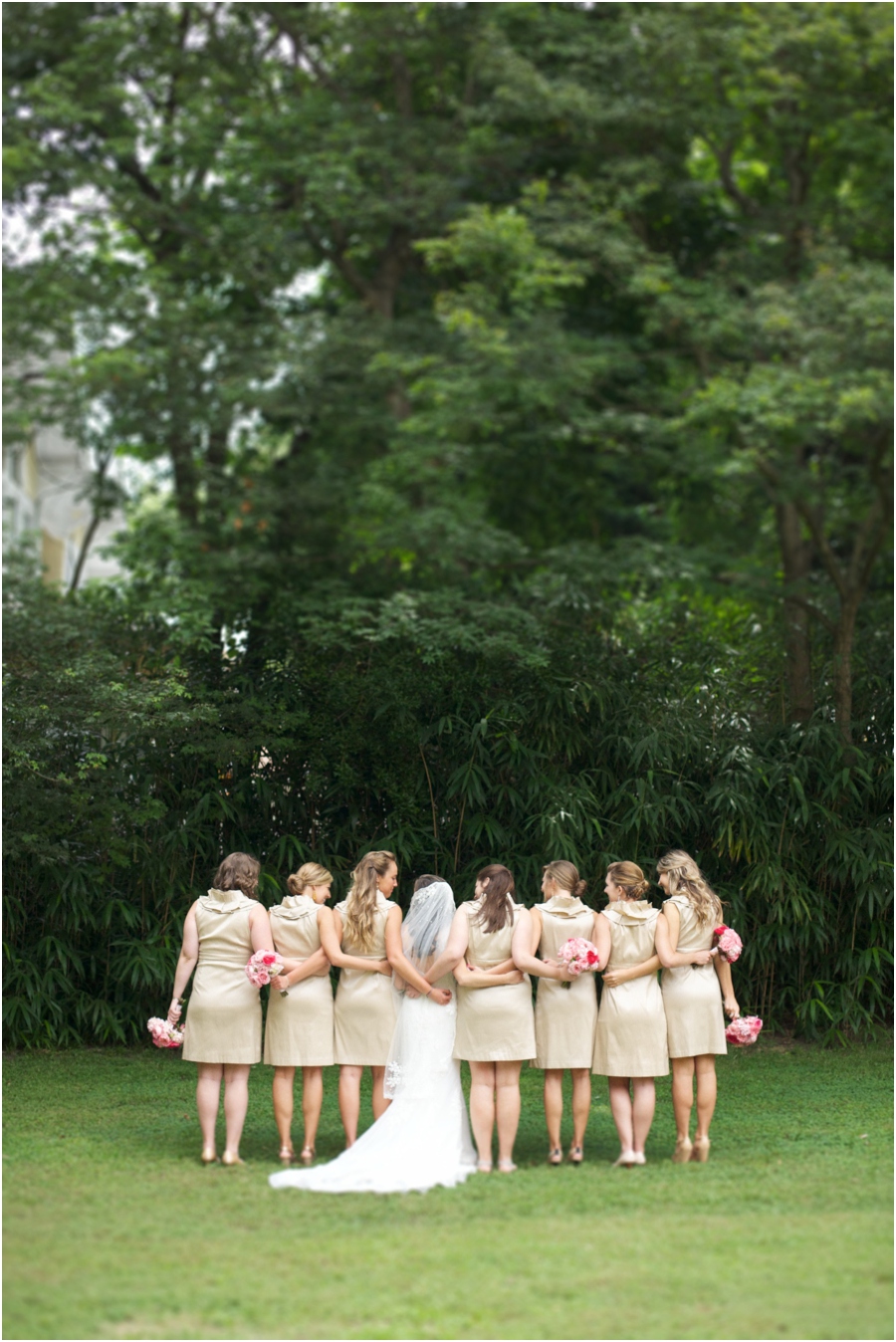 cute bridal party poses, southern wedding photographers, raleigh nc