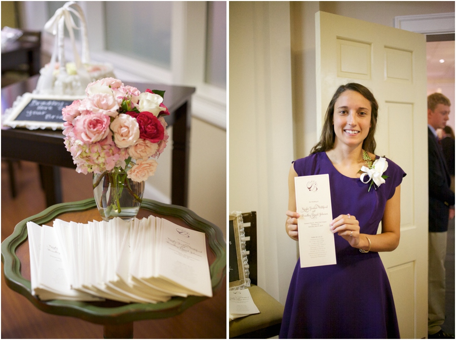 elegant wedding programs, southern wedding photography