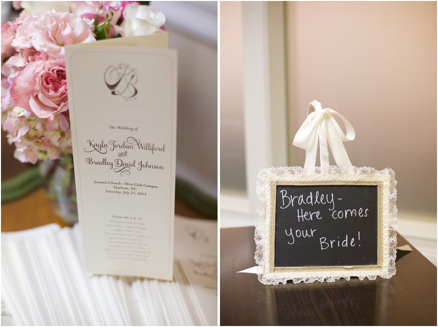 southern wedding program, lace edged chalkboard sign, southern wedding photographers