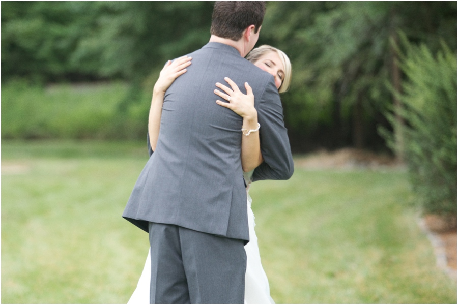 romantic first look photography, raleigh nc