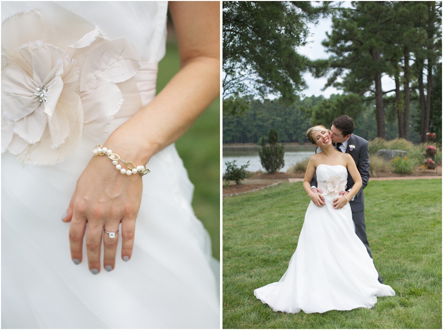 pearl and gold bridal bracelet, romantic wedding photography