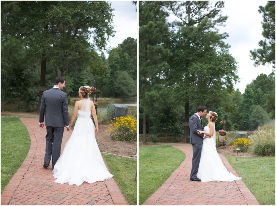 romantic garden wedding photography, angus barn wedding photographers