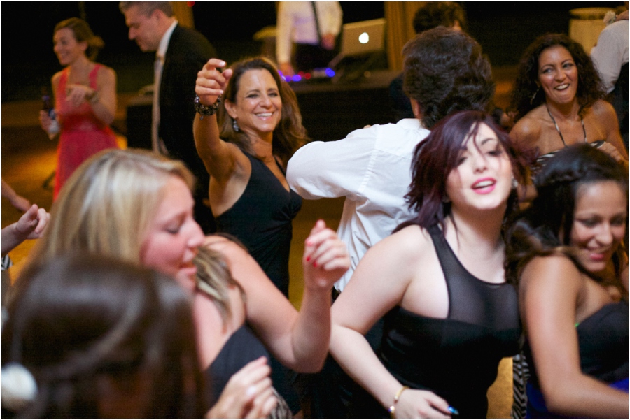 guests dancing at angus barn wedding reception, southern raleigh nc wedding photographers
