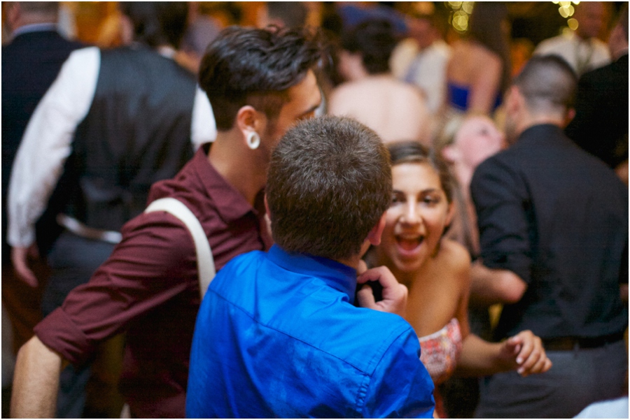 guests dancing at wedding reception, angus barn wedding photography