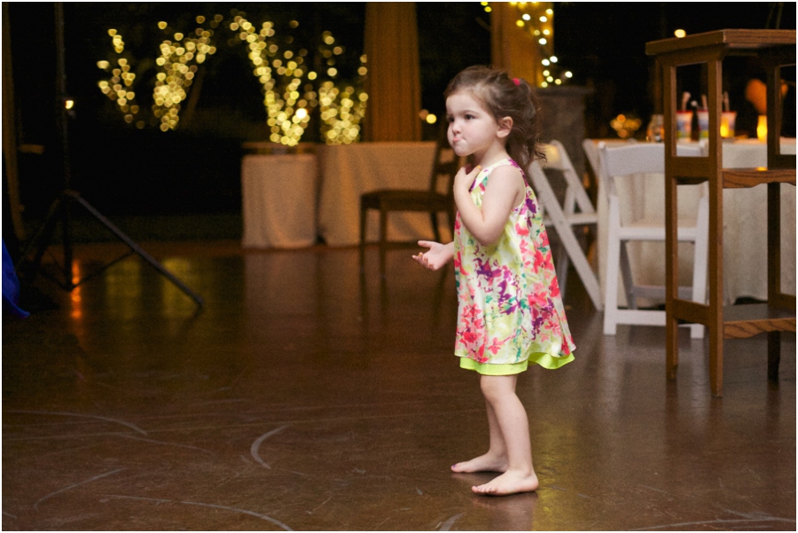 cute little girl at wedding reception, angus barn wedding photographers