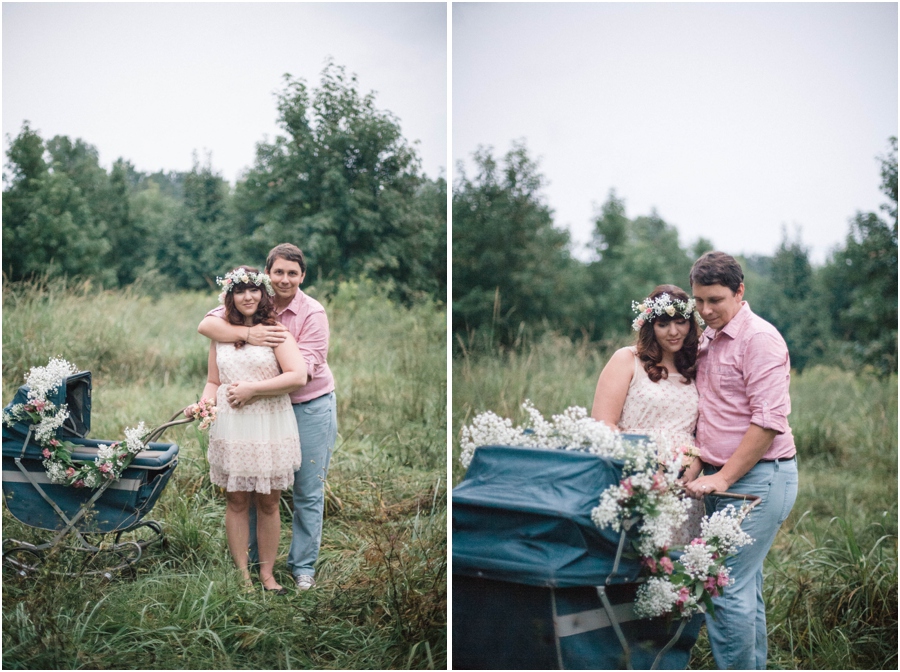 southern vintage photographers, bohemian maternity photography
