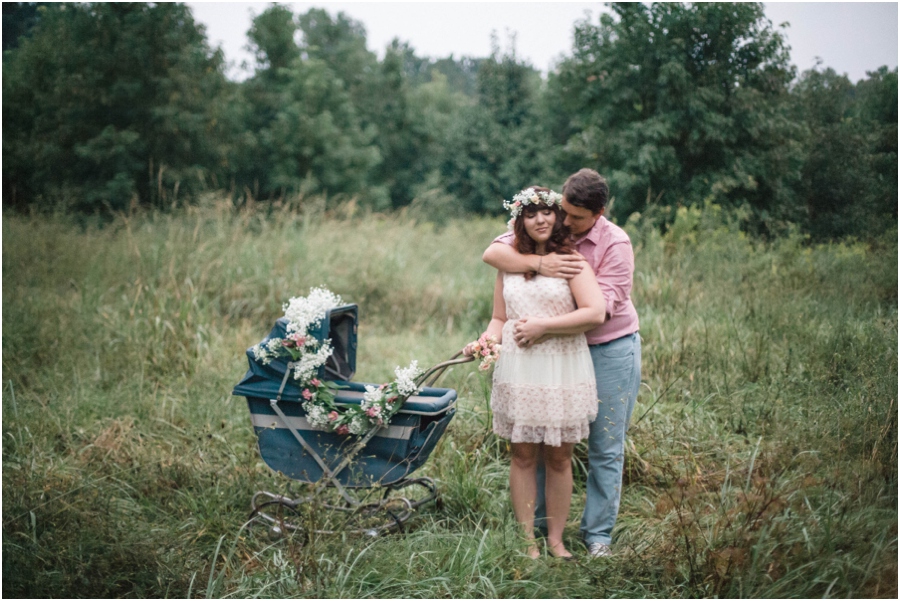 vintage maternity photography, raleigh nc