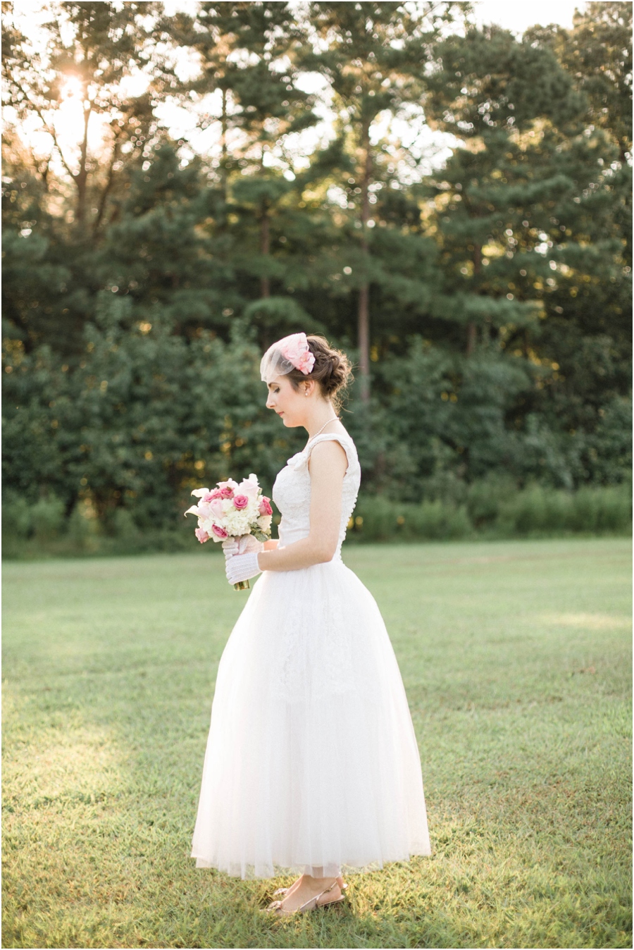 beautiful vintage bridal photography, raleigh nc