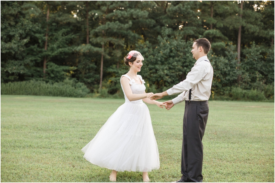 bride and groom dancing, outdoor wedding photography