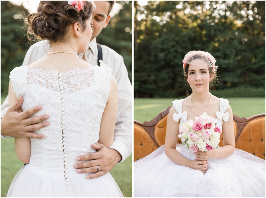 vintage wedding dress, vintage bridal photography 