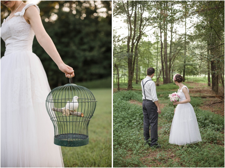 vintage bird cage, vintage wedding photographers