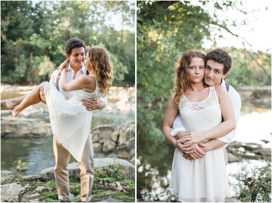 romantic bohemian engagement, vintage engagement photographers