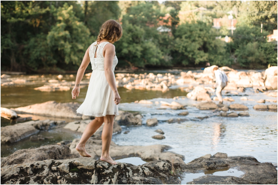 woodsy engagement photography, raleigh nc